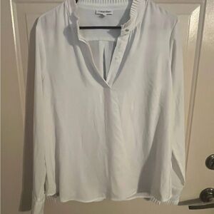 GUC Calvin Klein Women's Classic White Blouse
